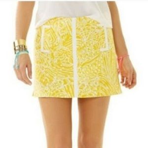 Lily Pulitzer Yellow Skort